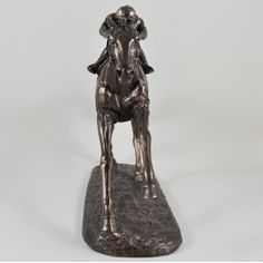 On the Flat Cold Cast Bronze Sculpture alternative